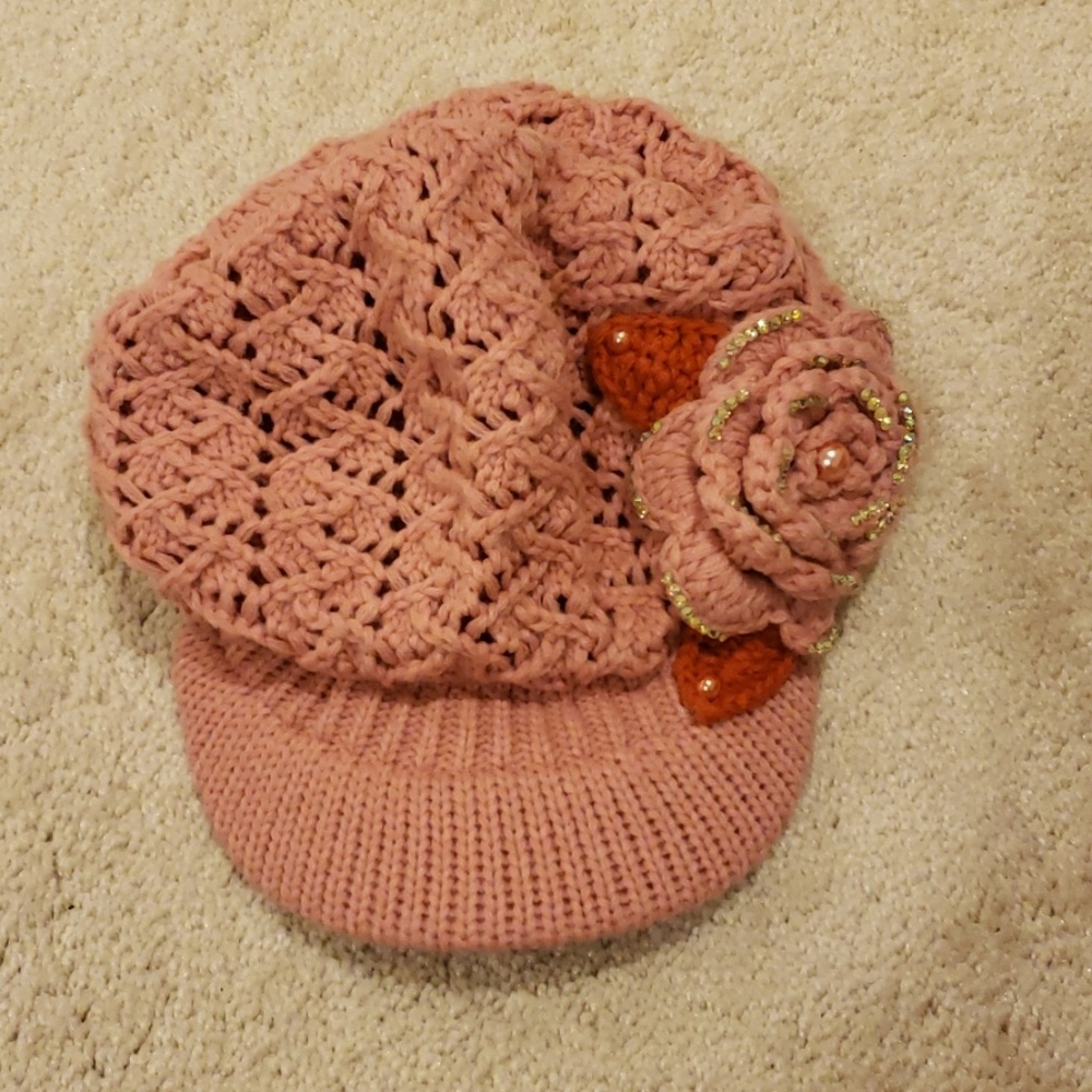 Rose Crochet hat